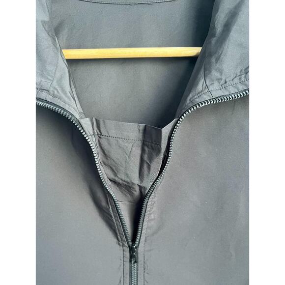 BABETTE SF sz P pullover tunic top in gunmetal dark gray zip henley EUC - Picture 2 of 5